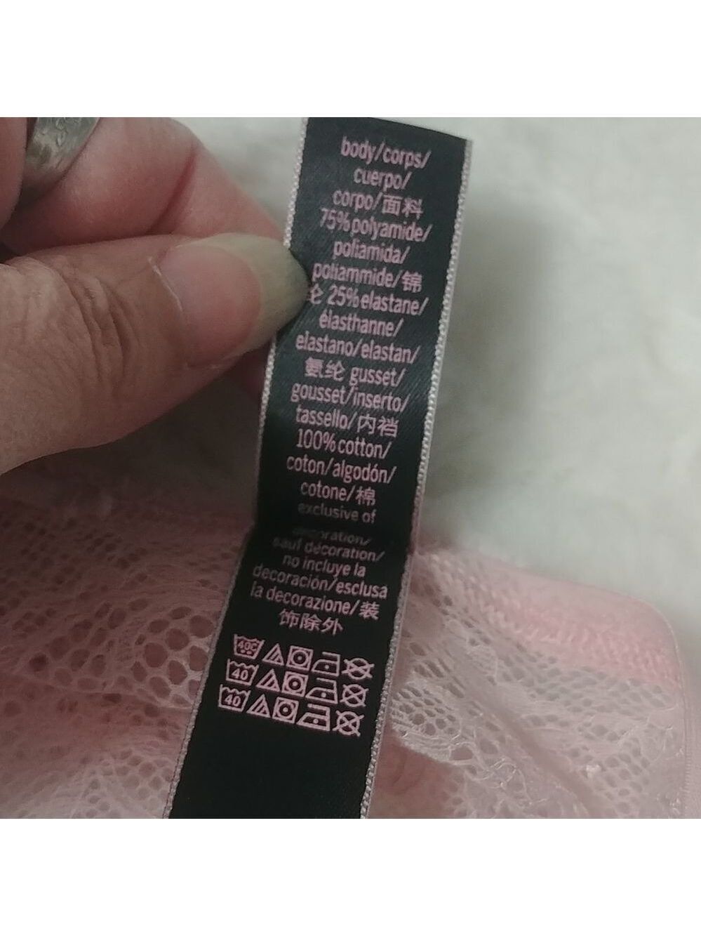 NWOT XL Vintage Victoria's Secret Very Sexy Cheeky Pink/Red Strappy Detail - Picture 9 of 17